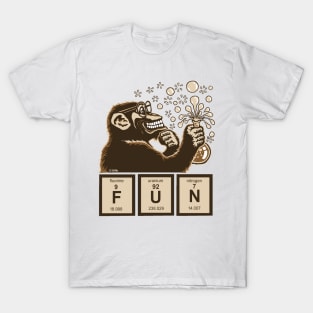 Chemistry Monkey Discovered Fun T-Shirt